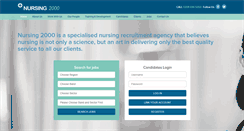 Desktop Screenshot of nursing2000.co.uk