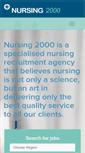 Mobile Screenshot of nursing2000.co.uk